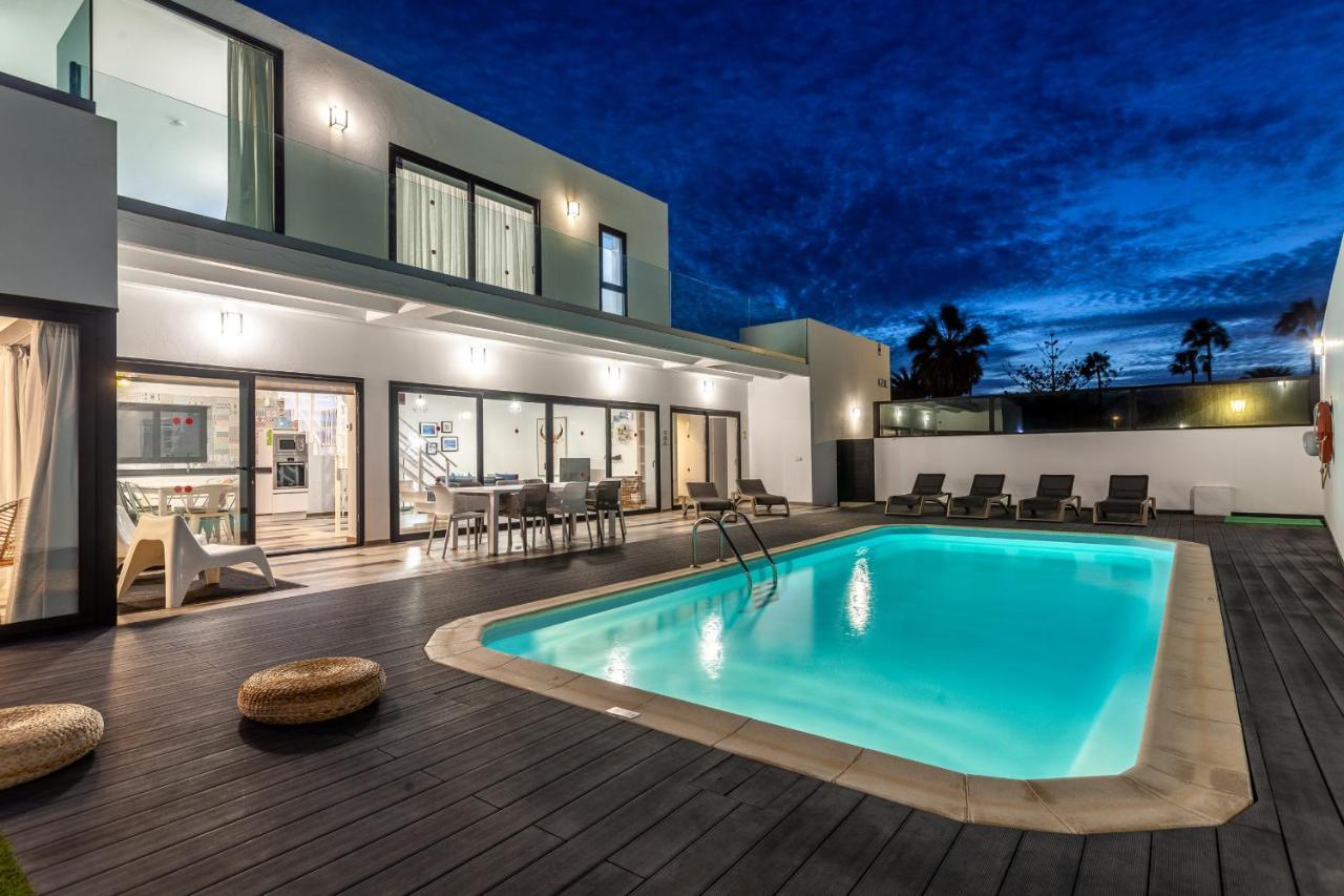 Villa Luxury Azul Private Pool And Bbq Corralejo By Holidays Home エクステリア 写真